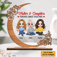 Personalized Mother & Daughters Forever Linked Together Plaque 22735 thumb 1