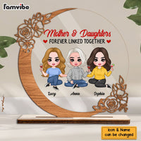 Personalized Mother & Daughters Forever Linked Together Plaque 22735 thumb 1