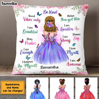 Personalized Granddaughter Daughter Be Kind Motivational Quotes Butterfly Pillow 22738 thumb 1