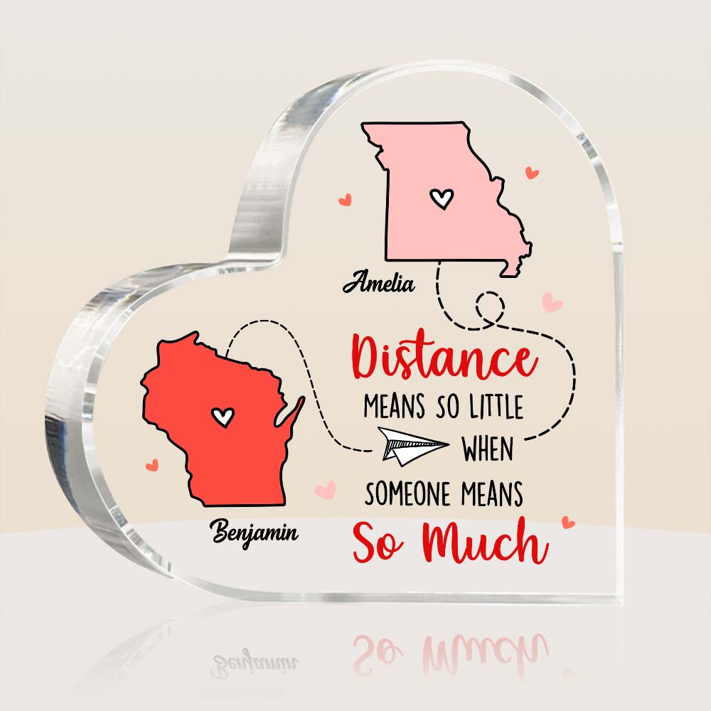 Personalized Someone Means So Much Long Distance Acrylic Plaque 22755 Primary Mockup