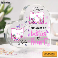 Personalized Friends At Heart Long Distance Acrylic Plaque 22756 thumb 1