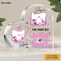 Personalized Friends At Heart Long Distance Acrylic Plaque 22756 thumb 1