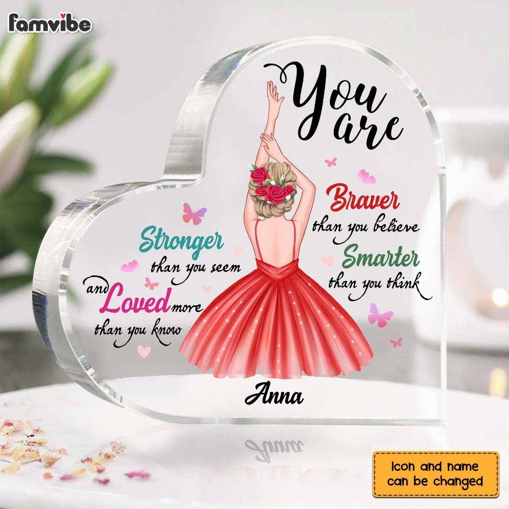 Personalized Gift For Granddaughter You Are Acrylic Plaque 22757 Primary Mockup