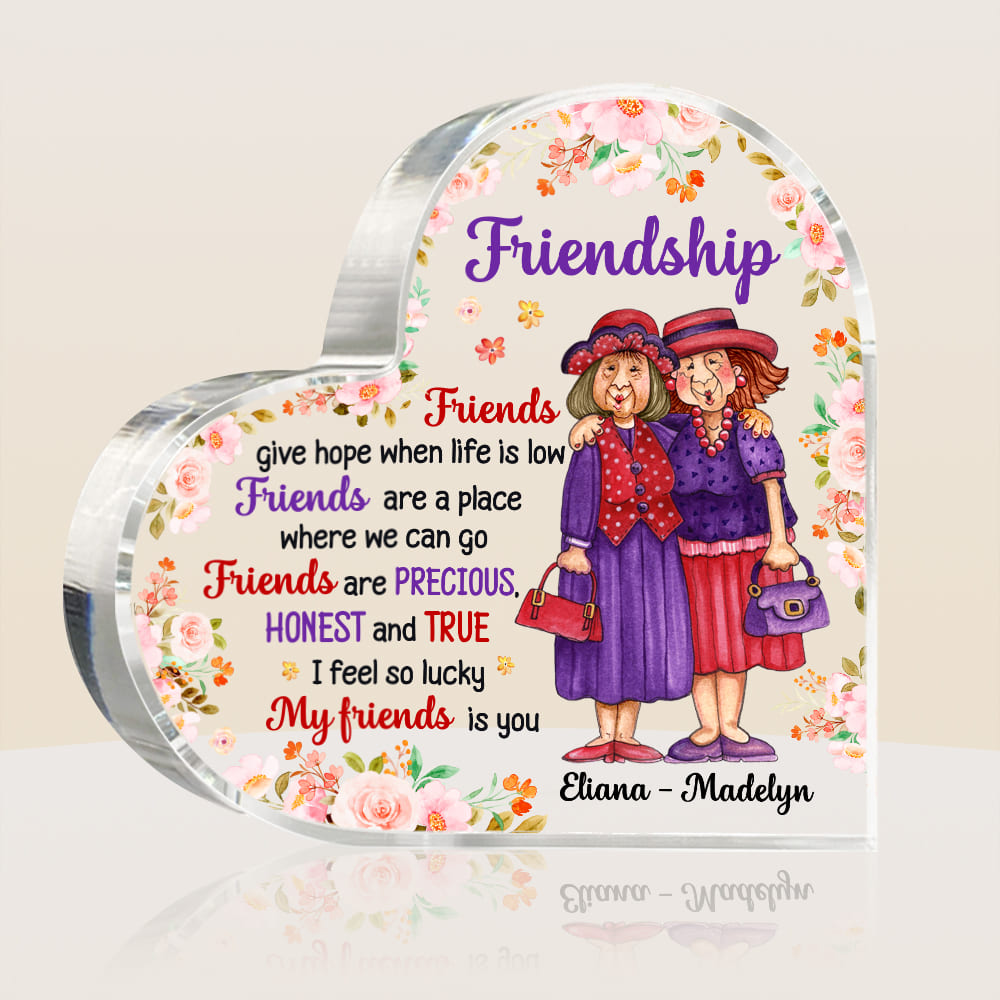 Personalized My Friend Is You Acrylic Plaque 22760 Primary Mockup