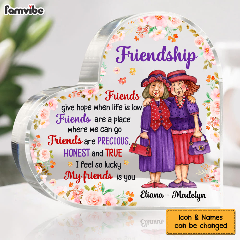 Personalized My Friend Is You Acrylic Plaque 22760 Primary Mockup