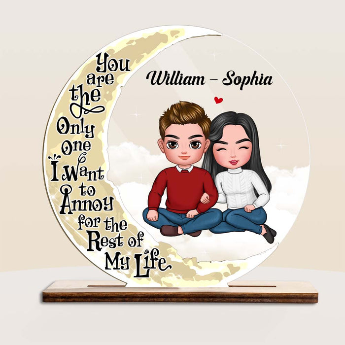 Personalized You're The One I Want to Annoy Couple Plaque 22768 1