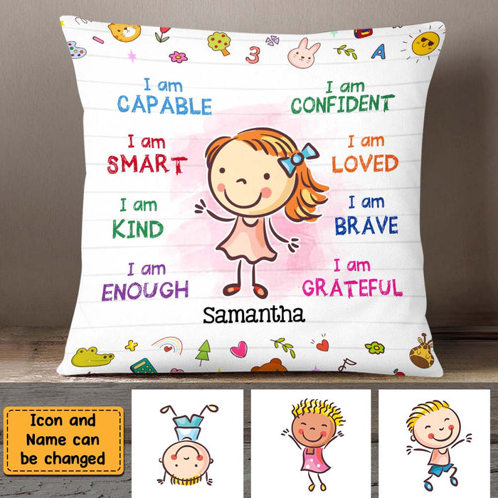 Personalized Gift For Granddaughter I Am Kind Pillow 22771 1