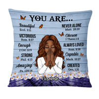 Personalized Daughter Bible Verses God Says You Are Pillow 22779 thumb 1