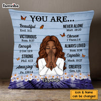 Personalized Daughter Bible Verses God Says You Are Pillow 22779 thumb 1