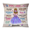 Personalized Daughter Purple Bible Verses God Says You Are Pillow 22780 1
