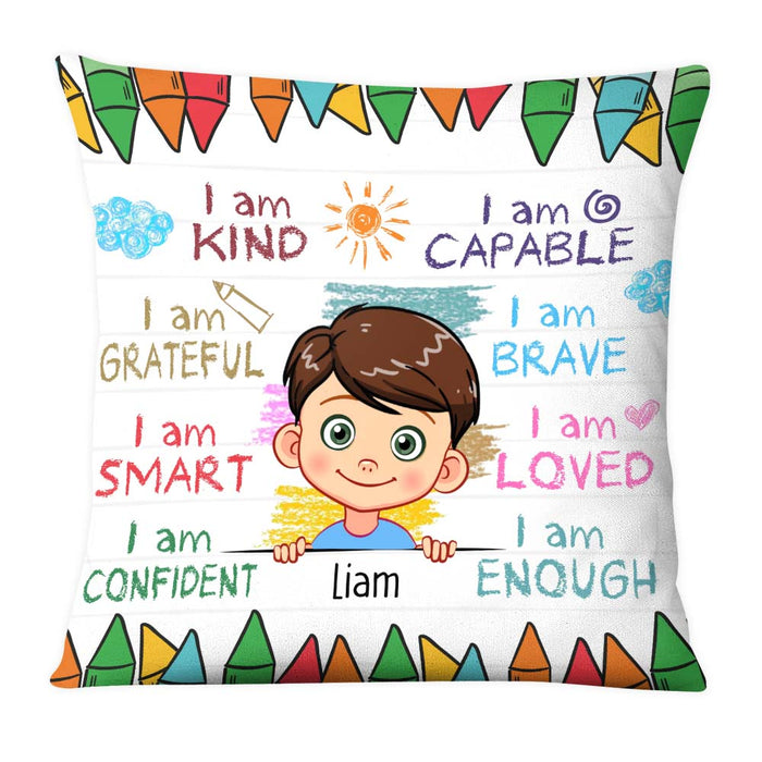Personalized Gift For Grandson I Am Kind Pillow 22783 1