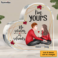 Personalized Couple No returns  Or Refunds Acrylic Plaque 22784 thumb 1