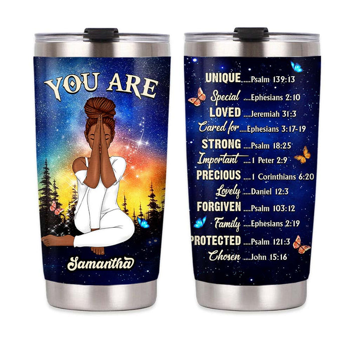 Personalized Gift For Daughter You Are Bible Verses Steel Tumbler 22787 1