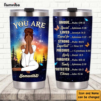 Personalized Gift For Daughter You Are Bible Verses Steel Tumbler 22787 thumb 1
