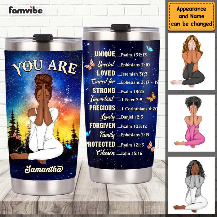 Personalized Gift For Daughter You Are Bible Verses Steel Tumbler 22787 1