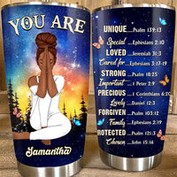 Personalized Gift For Daughter You Are Bible Verses Steel Tumbler 22787 thumb 1