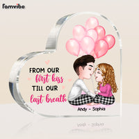 Personalized Couple Heart Balloons Acrylic Plaque 22788 thumb 1