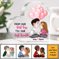 Personalized Couple Heart Balloons Acrylic Plaque 22788 thumb 1
