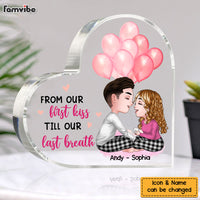 Personalized Couple Heart Balloons Acrylic Plaque 22788 thumb 1