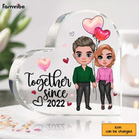 Personalized Gift For Couple Together Since Acrylic Plaque 22789 thumb 1