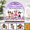 Personalized Grandma Side By Side Or Miles Apart Always Be Collected By Heart Wood Plaque 22792 1