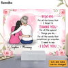 Personalized Mom For All The Times That I Forgot To Thank You Acrylic Plaque 22793 1