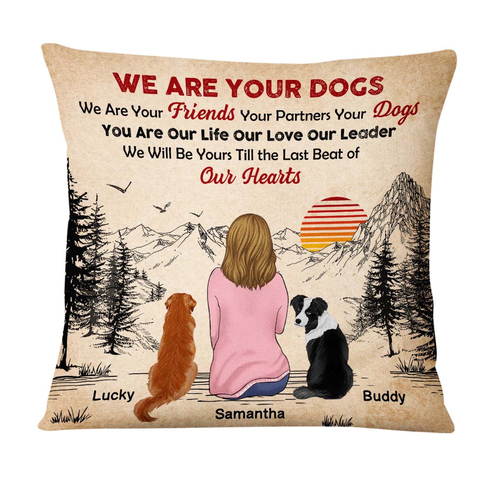Personalized I Am Your Dog I Am Your Friend Your Partner Your Dog Pillow 22796 Primary Mockup