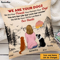 Personalized I Am Your Dog I Am Your Friend Your Partner Your Dog Pillow Steel Tumbler 22796 thumb 1