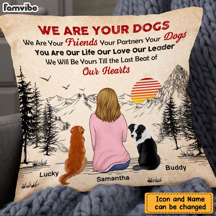 Personalized I Am Your Dog I Am Your Friend Your Partner Your Dog Pillow Steel Tumbler 22796 1