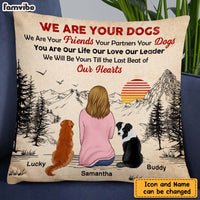 Personalized I Am Your Dog I Am Your Friend Your Partner Your Dog Pillow Steel Tumbler 22796 thumb 1