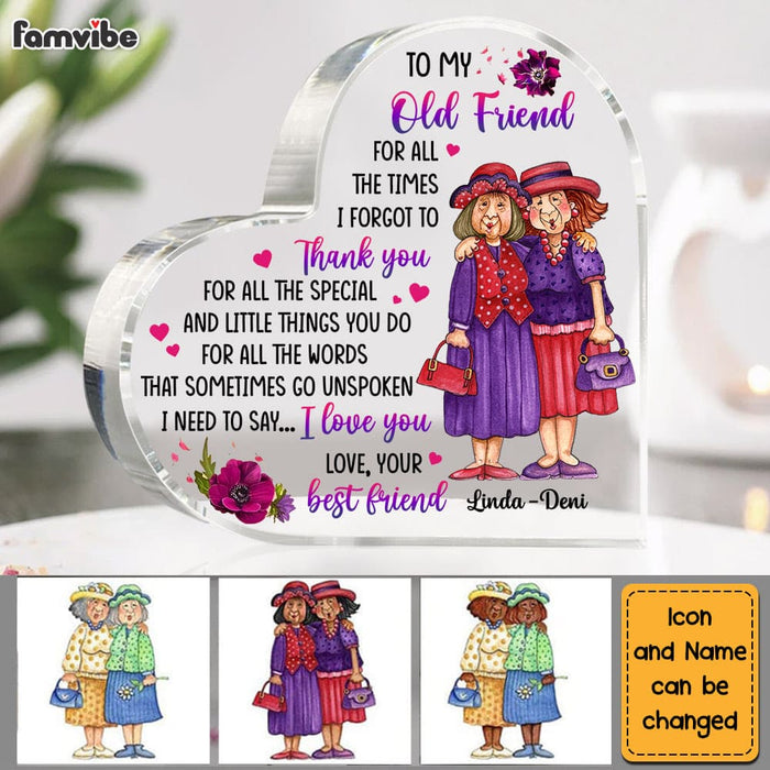 Personalized To My Friends Thank You Acrylic Plaque 22797 1