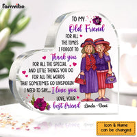 Personalized To My Friends Thank You Acrylic Plaque 22797 thumb 1