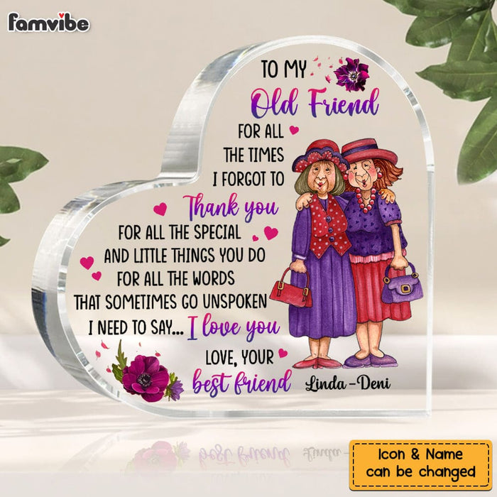 Personalized To My Friends Thank You Acrylic Plaque 22797 1