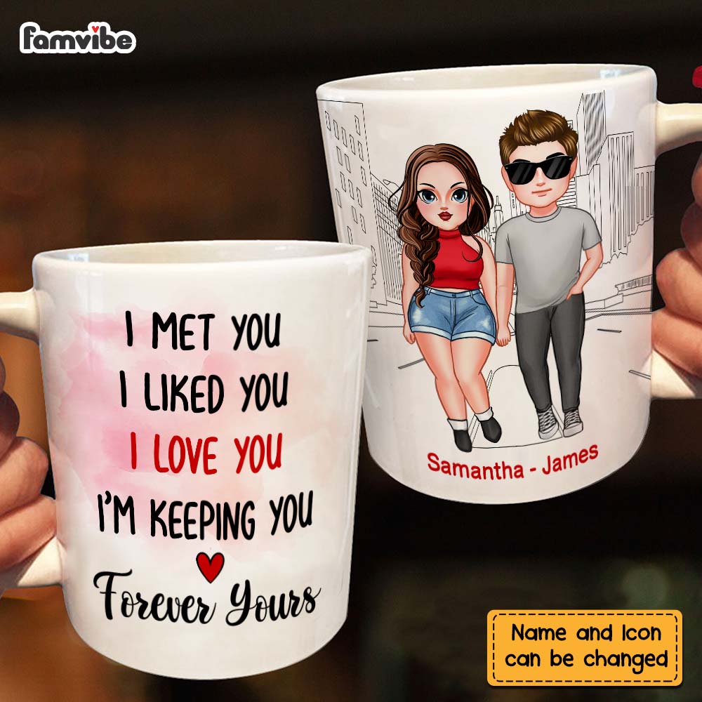 Personalized Couple I Met You I Love You Mug 22804 Primary Mockup