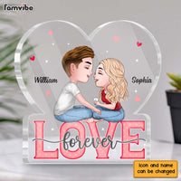 Personalized Couple Love Forever Heart Plaque 22806 thumb 1