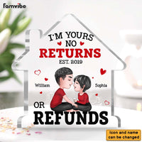 Personalized Couple I'm Yours No Returns Or Refunds Plaque 22814 thumb 1