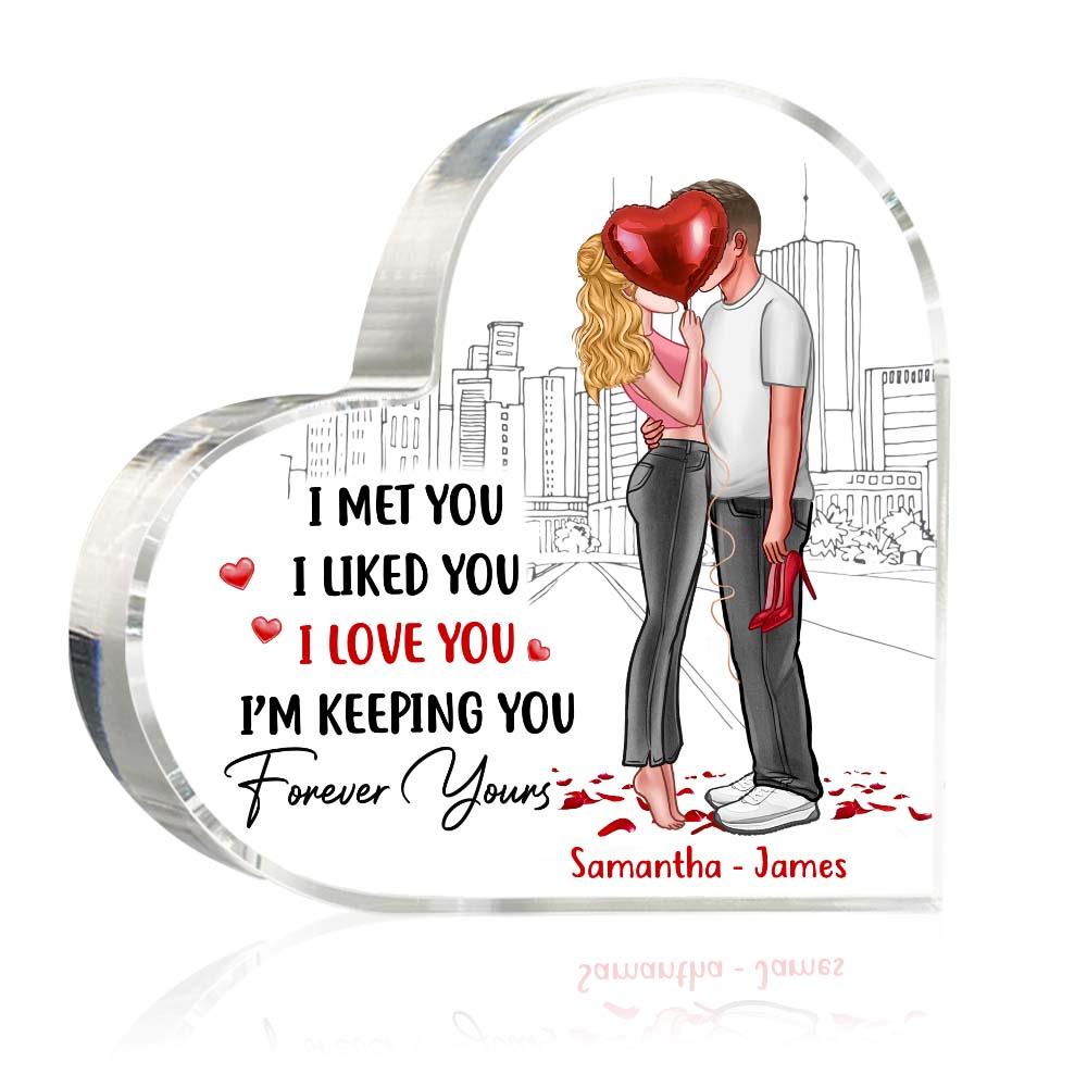 Personalized Gift For Couple I'm Keeping You Acrylic Plaque 22815 Primary Mockup