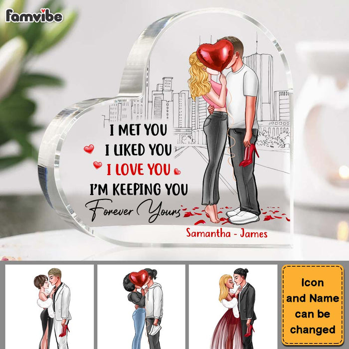 Personalized Gift For Couple I'm Keeping You Acrylic Plaque 22815 1
