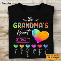 Personalized Valentine Grandma Heart Belongs To Shirt - Hoodie - Sweatshirt 22818 thumb 1