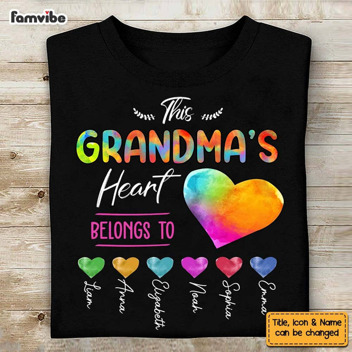 Personalized Valentine Grandma Heart Belongs To Shirt - Hoodie - Sweatshirt 22818 1