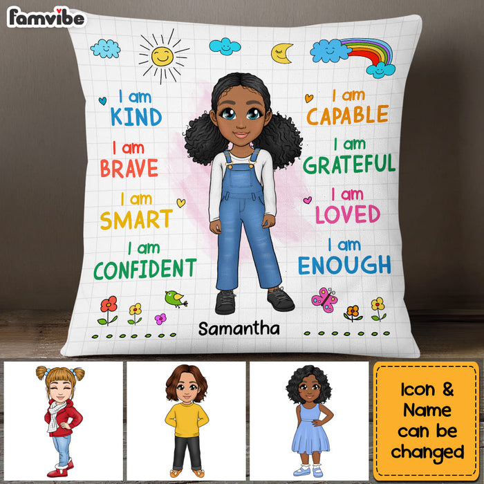 Personalized Gift For Granddaughter I Am Kind Pillow 22819 1