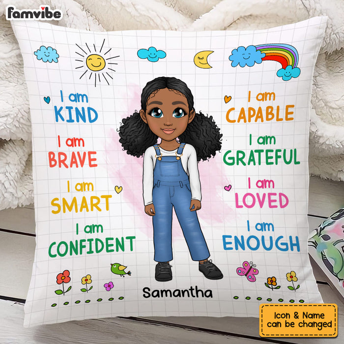 Personalized Gift For Granddaughter I Am Kind Pillow 22819 1