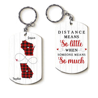 Personalized Gift For Long Distance Relationship Aluminum Keychain 22821 thumb 1