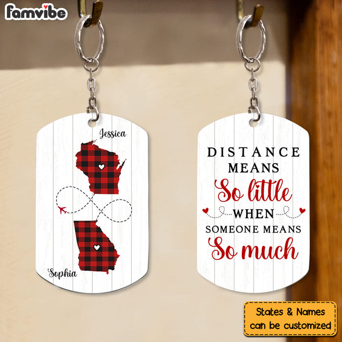 Personalized Gift For Long Distance Relationship Aluminum Keychain 22821 1