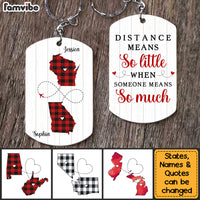 Personalized Gift For Long Distance Relationship Aluminum Keychain 22821 thumb 1