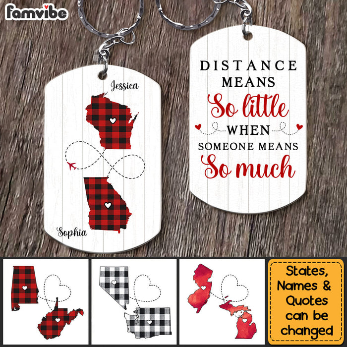 Personalized Gift For Long Distance Relationship Aluminum Keychain 22821 1