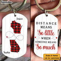 Personalized Gift For Long Distance Relationship Aluminum Keychain 22821 thumb 1