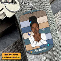 Personalized Bible Verses You Are Aluminum Keychain 22827 thumb 1