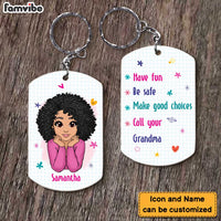 Personalized Have Fun Be Safe Good Choices Driver's License Gift Aluminum Keychain 22836 thumb 1