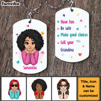 Personalized Have Fun Be Safe Good Choices Driver's License Gift Aluminum Keychain 22836 thumb 1